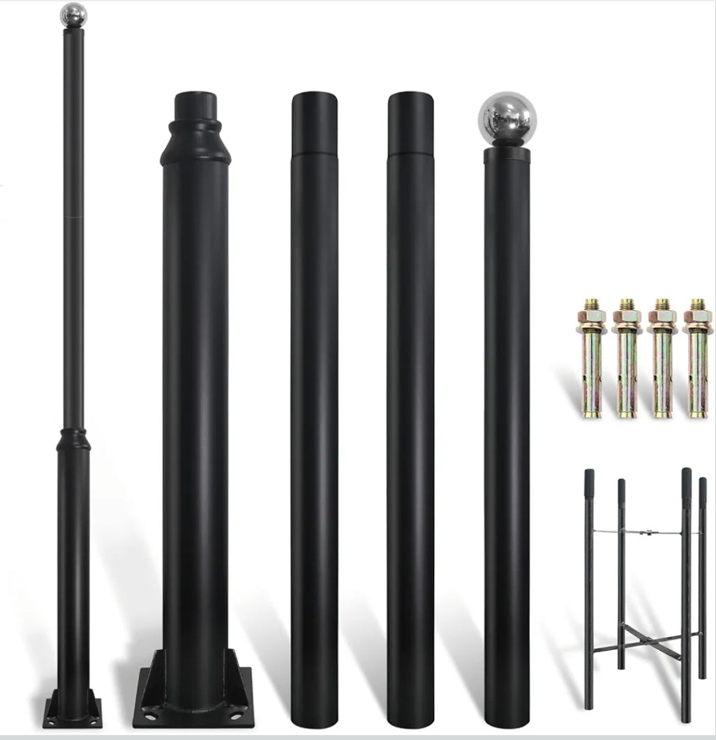 13' Steel Solar Light Pole