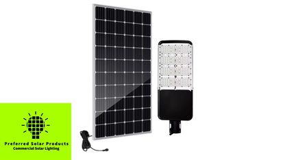 Two Piece LED Solar Streetlight